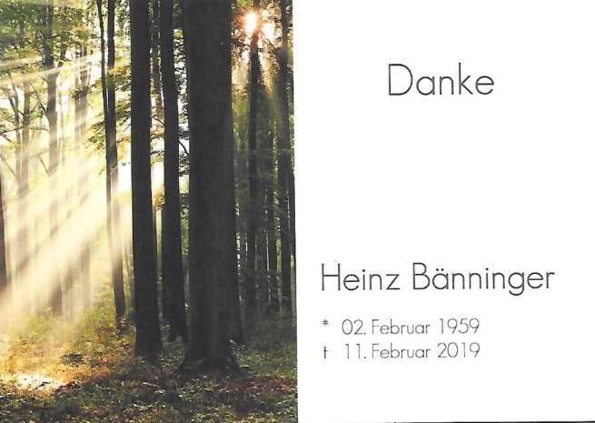 Bänninger Danke 1