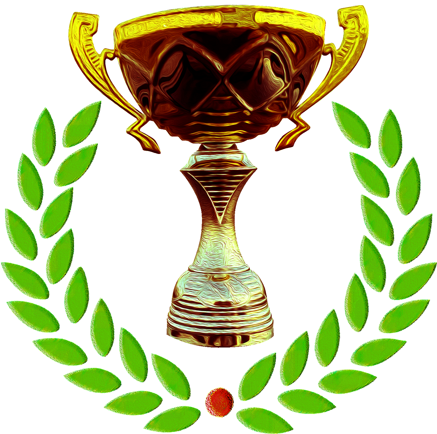 Lorbeerkranz Pokal